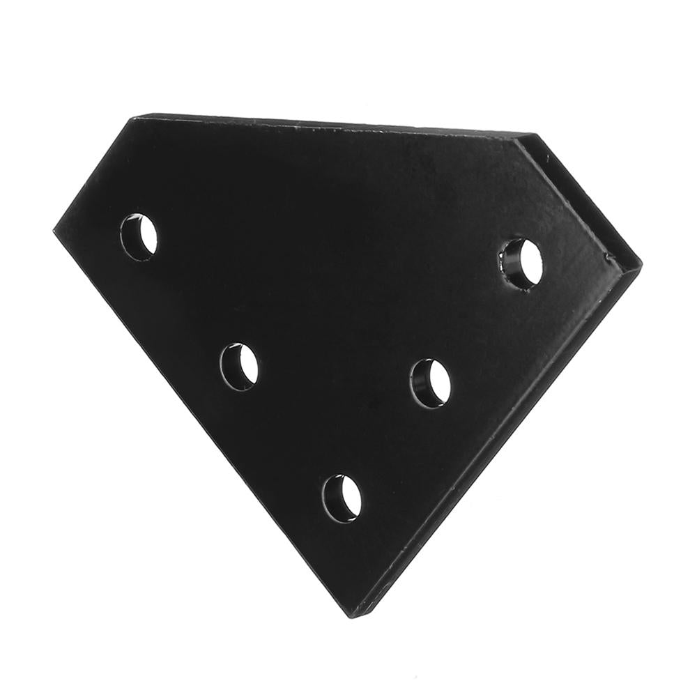 5 Holes Aluminum Profile Connector Joint Plate Corner Bracket for 2020 Aluminum Profile Pack4