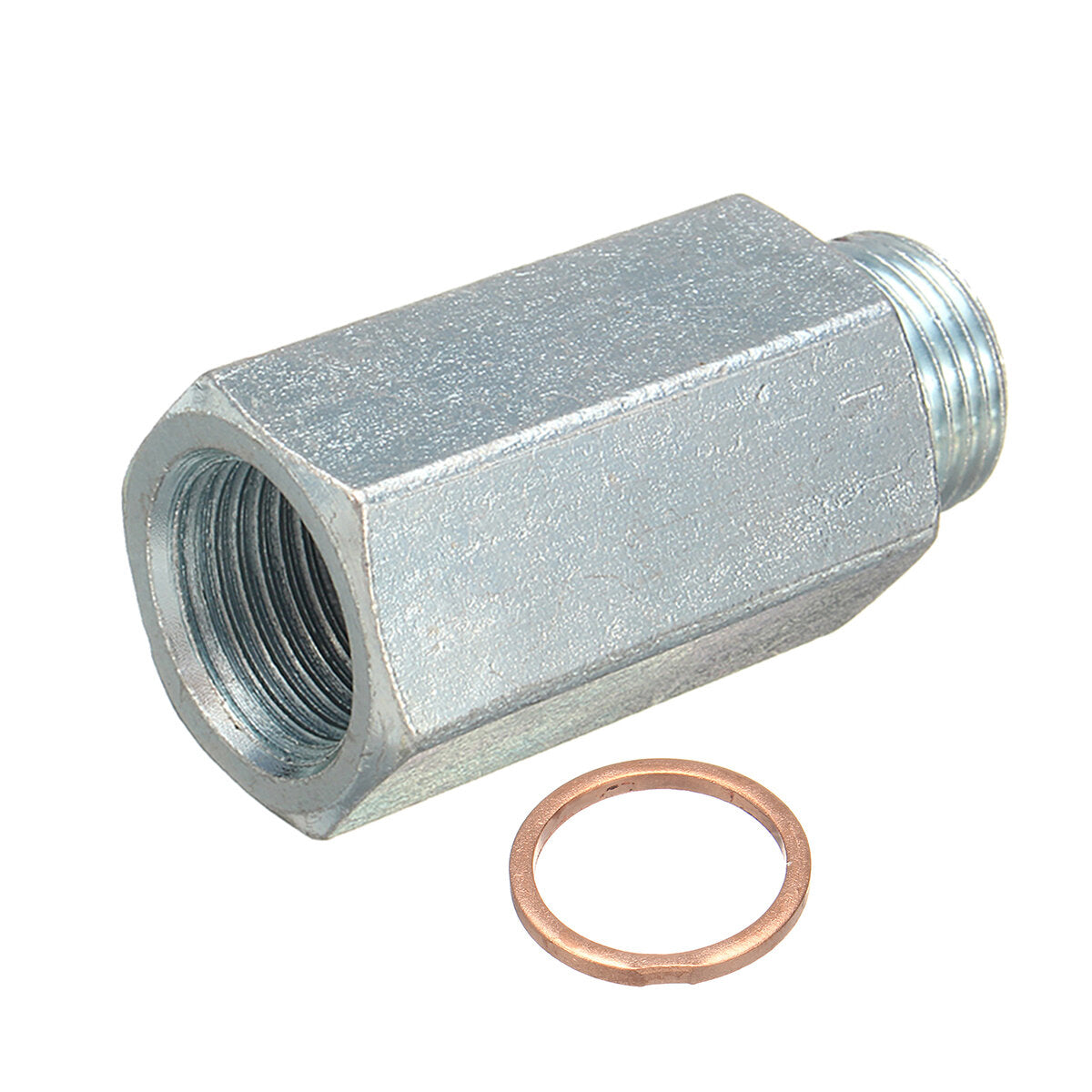M18x1.5 Galvanized Oxygen Sensor Extender Lambda Simulator Eliminator Katalysator