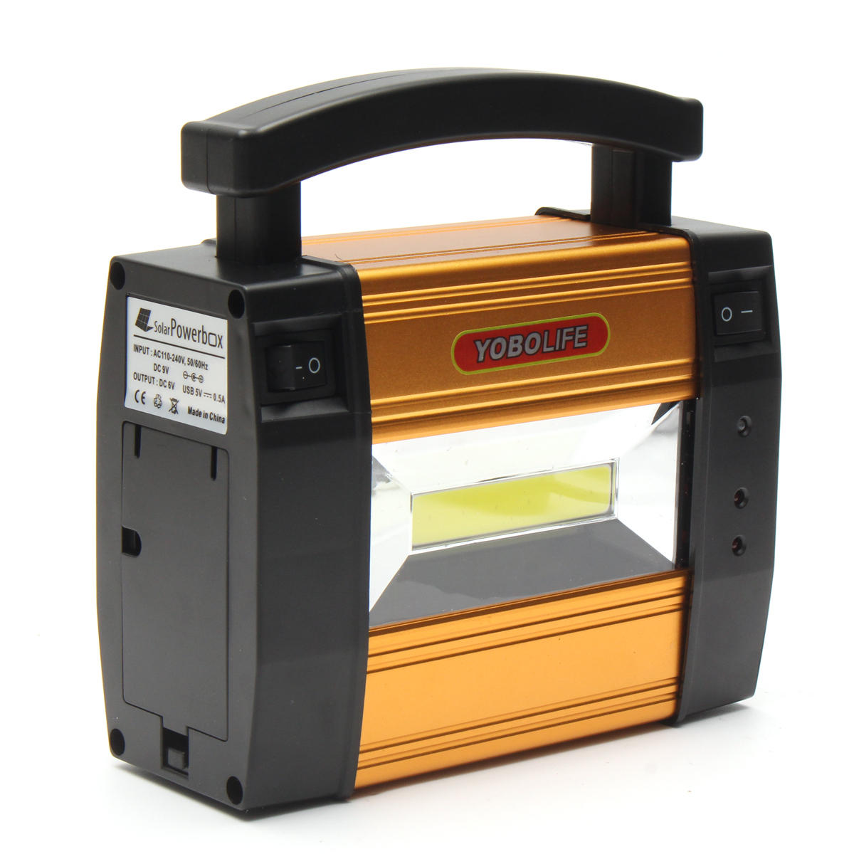 110- 240V Solar Power Panel Generator Solar Powered System 3 LED Lamps Generator