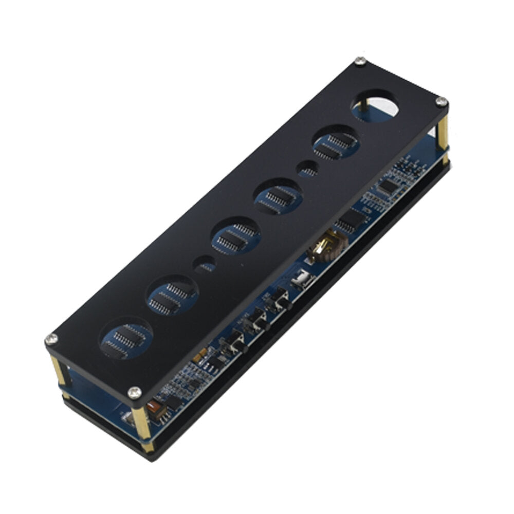 DC 5V Electronic IN14 Nixie Tube digital LED Clock DIY Gift Circuit Board PCBA RGB Lamp Clock Chip IC Micro USB with Shell