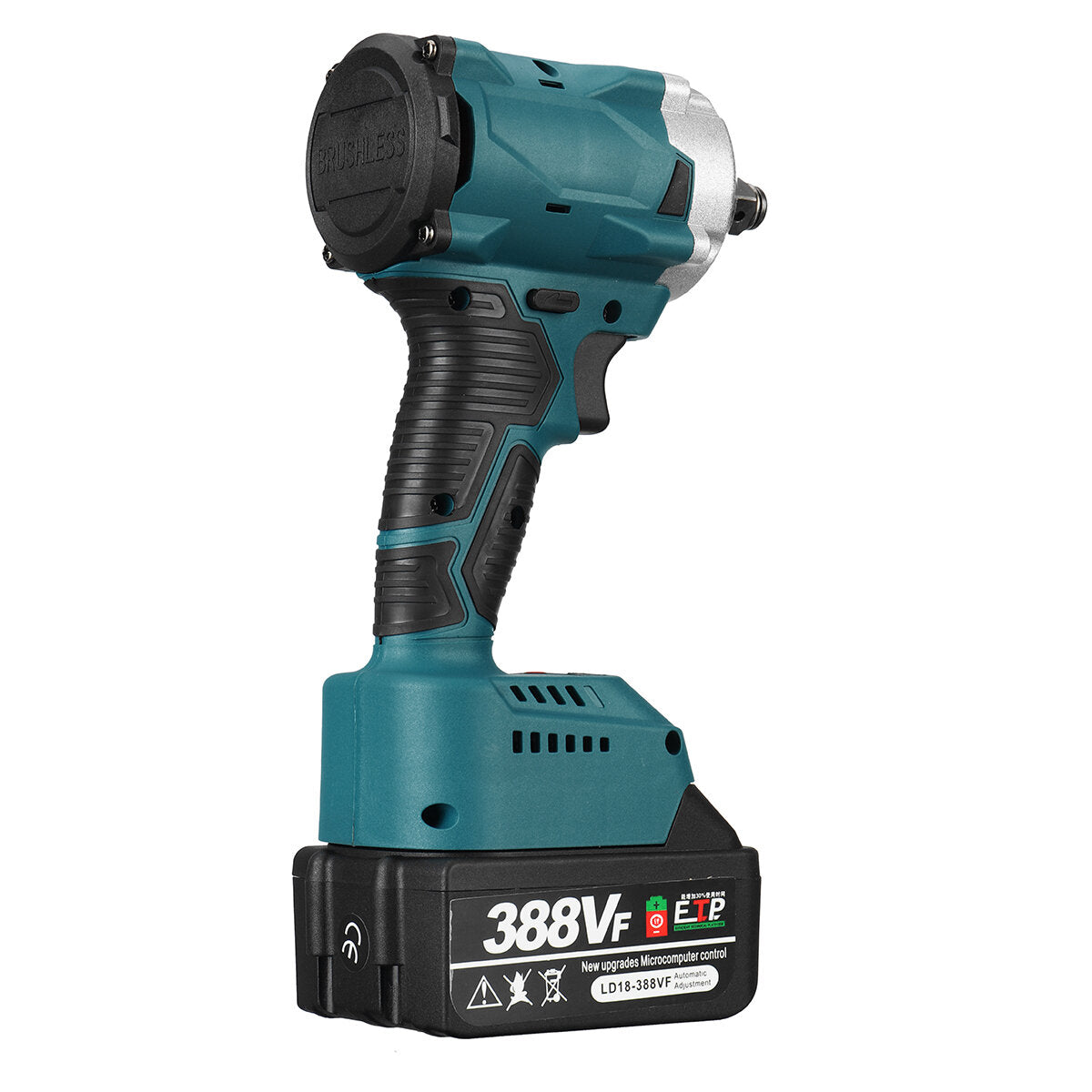 420N.m Brushless Electric Impact Wrench With One/Two Battery Home Improvement Power Tools
