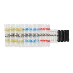 250pcs Waterproof Heat Shrink Tube Butt Terminals Solder Seal Sleeve Wire Connectors