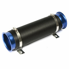 3" 75mm Modified Cold Air Intake Hose Turbo Dust Turbine Flexible Car Tube Pipe Kit