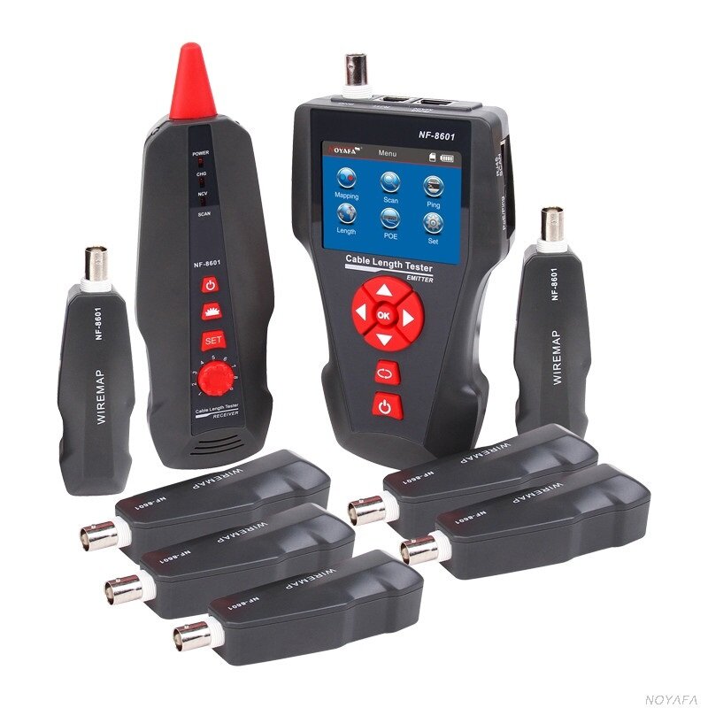 Multifunctional Network Cable Tester LCD Cable length Tester Breakpoint Tester