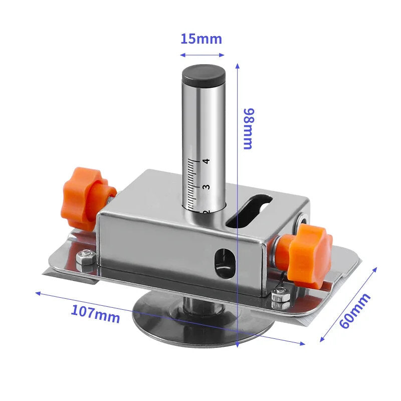 Multi-Functional Woodworking Marking Tool with Adjustable Wall Distance, Precision Marking, and Durable Stainless Steel Construction