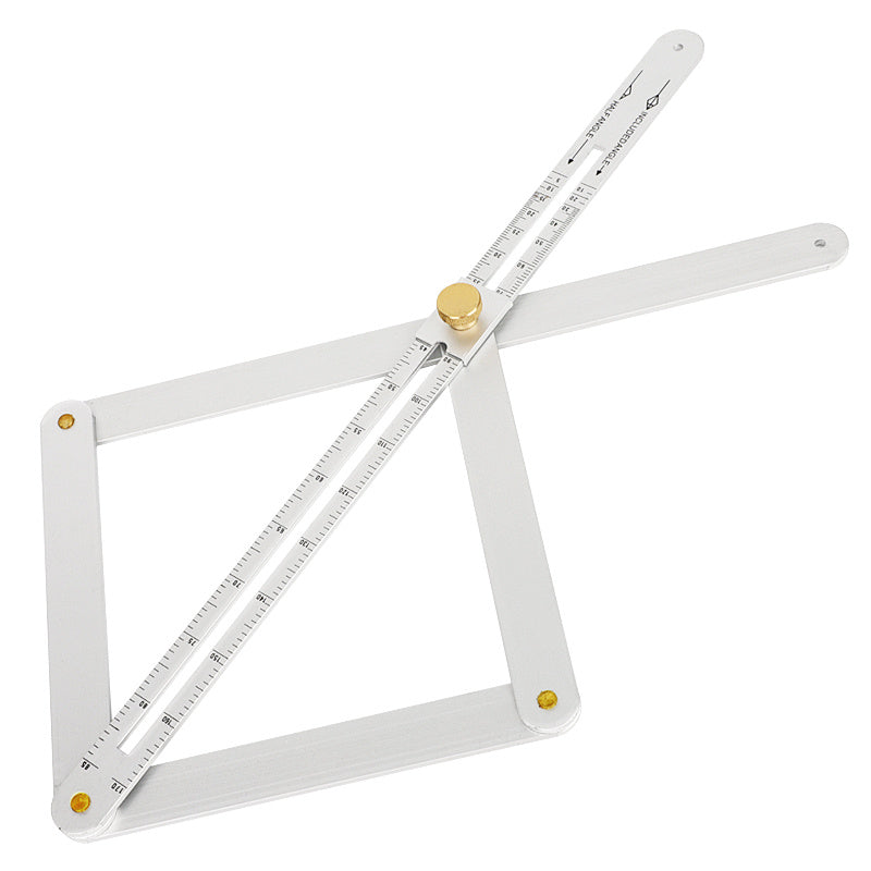 360° Multi-function Diagonal Ruler Protractor Thickened Doors And Windows Trimming