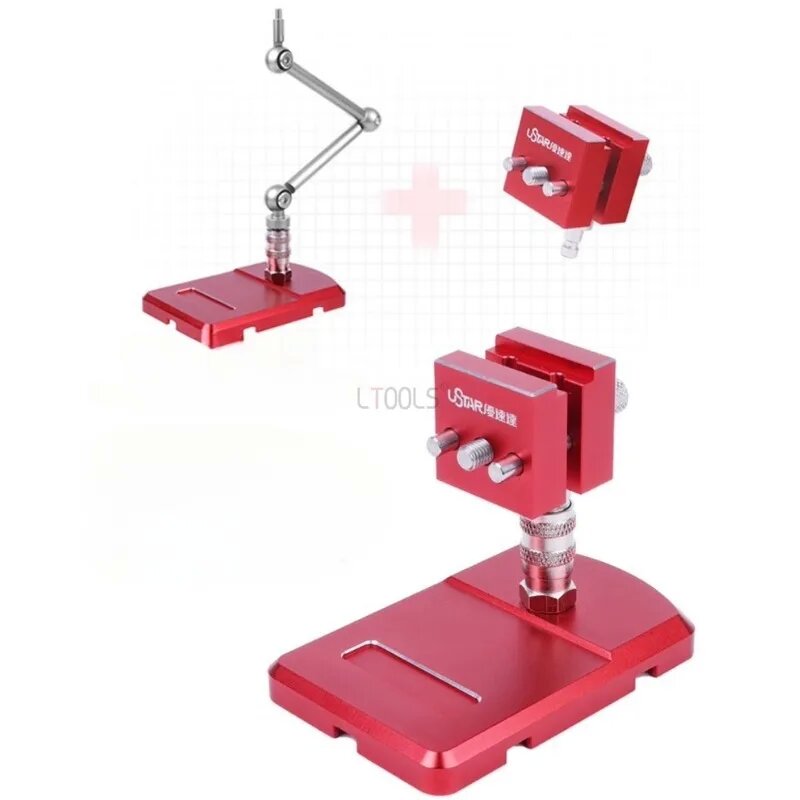 Mini Platform Plier - Compact Aluminum Vise for Precision Model Making, Quick Adjustment, Space-Saving Design