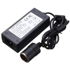 Vehicle Power Adapter DC12V to AC100-240V 5A 1.6M US / EU Plug