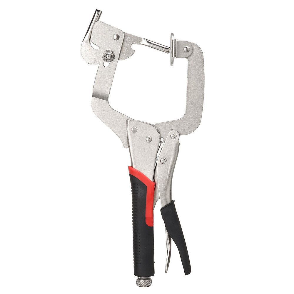 12" Versatile Woodworking Pliers - Adjustable C-Clamp, Durable Chrome Vanadium Steel, Comfortable Non-Slip Handle
