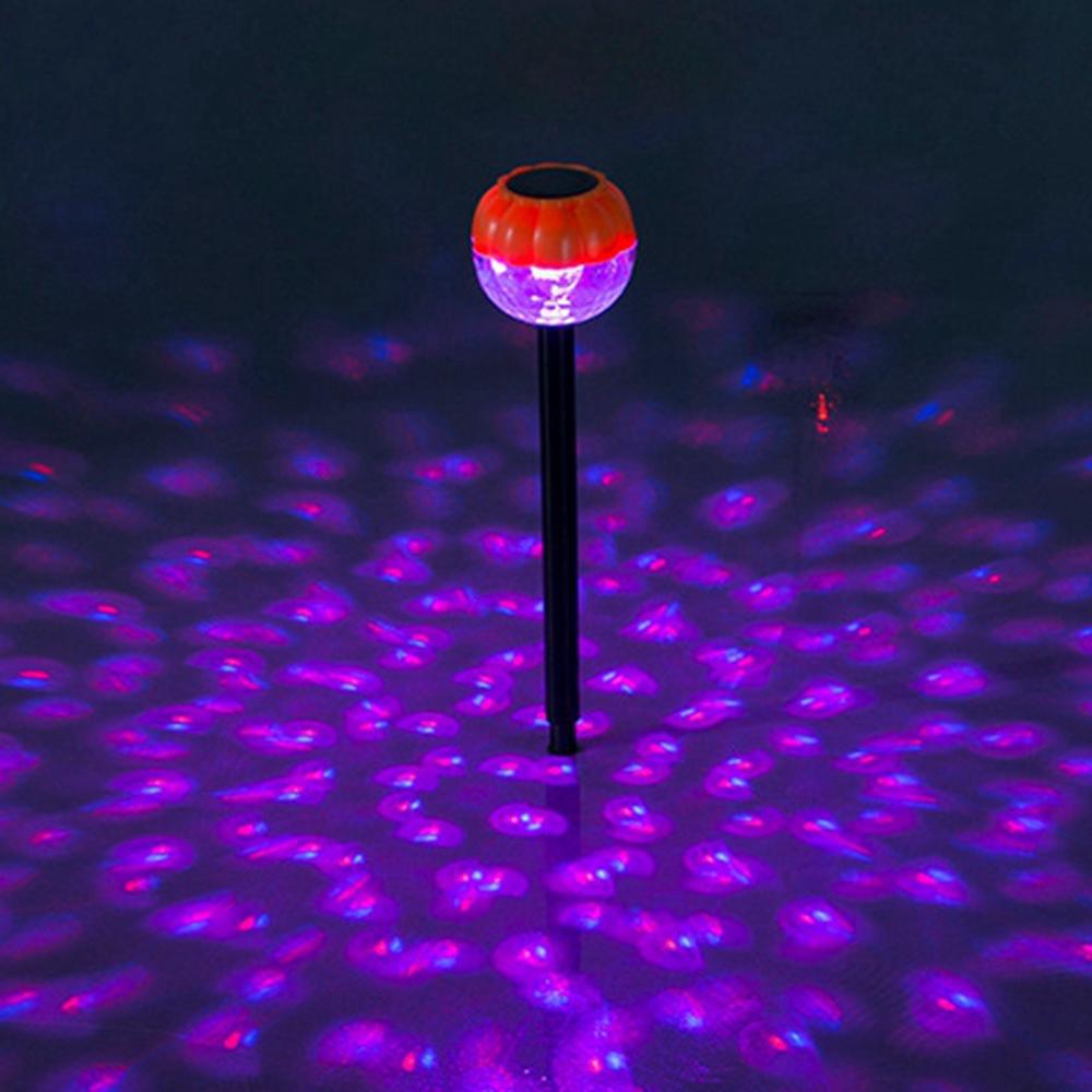 Solar 3 LED Color Changing Ball Garden  Light Waterproof Outdoor Yard Landscape Lamp
