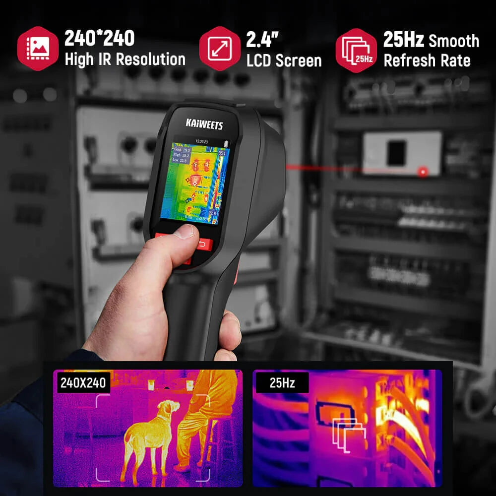GreenZech Industrial 240 Pro | 240x240 HD Thermal Imaging Camera | 25Hz Professional Handheld Infrared Imager