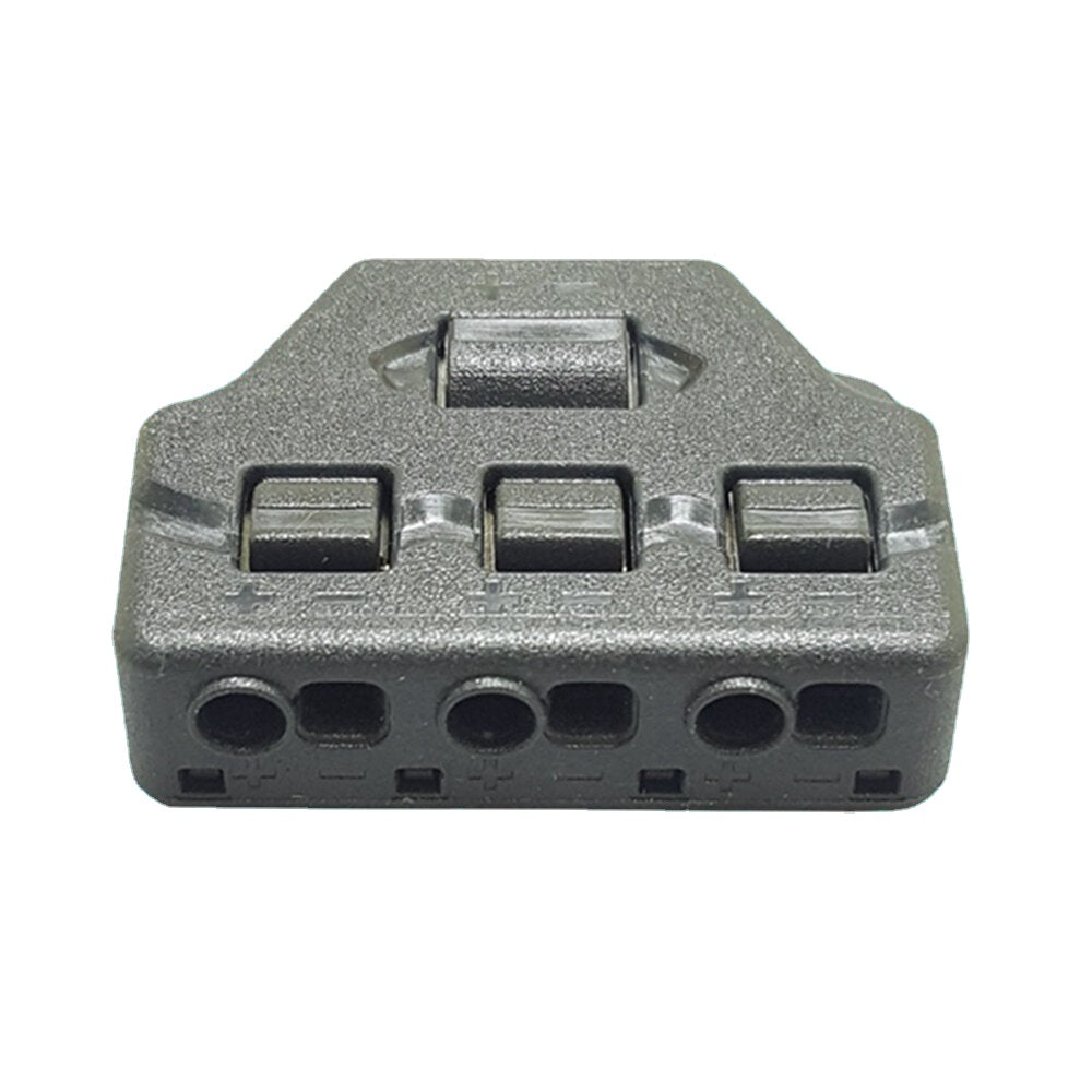 One-in-three-out Two-Pole Branch Terminal Connector Parallel Connection