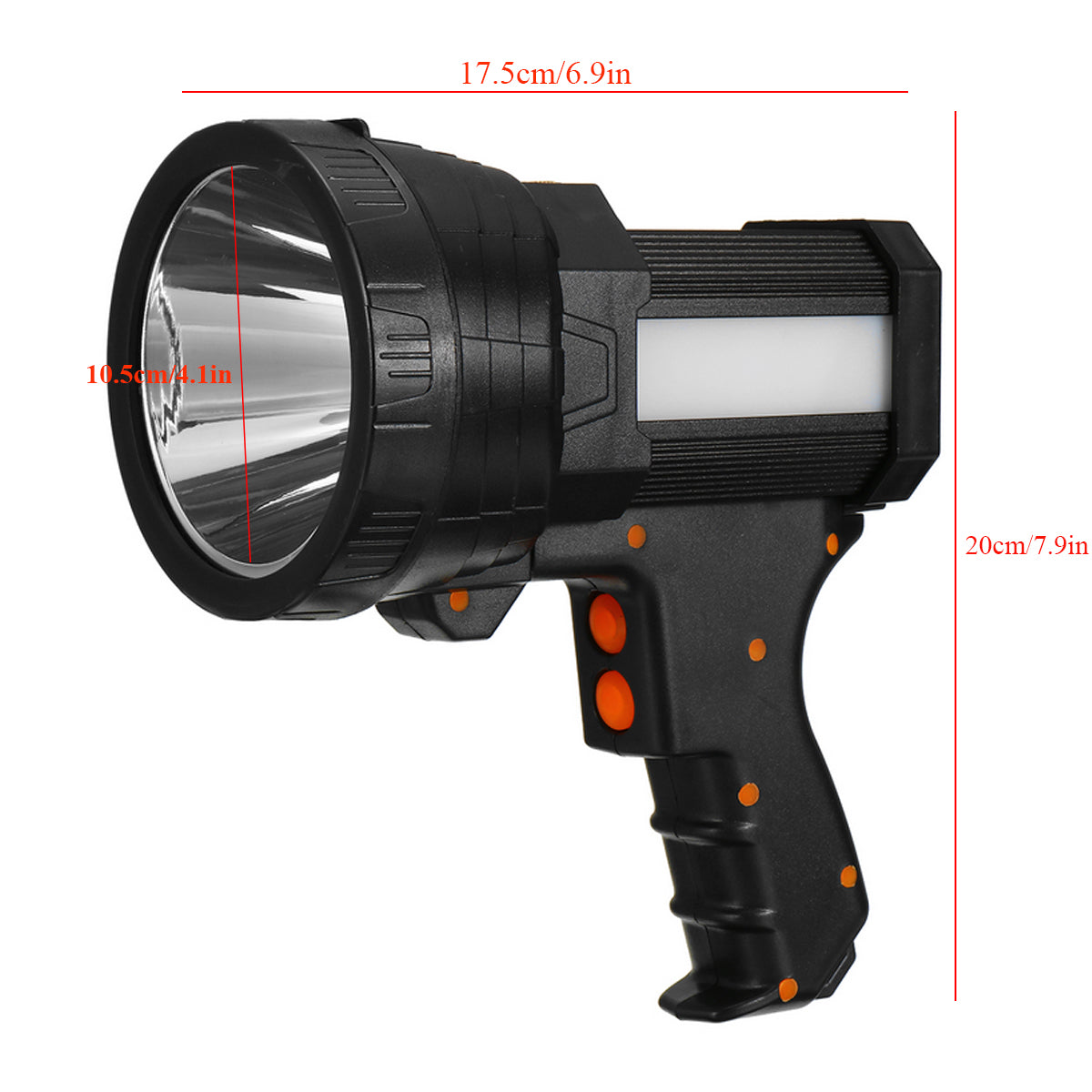 Strong LED Spotlight with Tripod USB Rechargeable Powerful Searchlight Portable Handle Flashlight For Camping Hunting Fishing