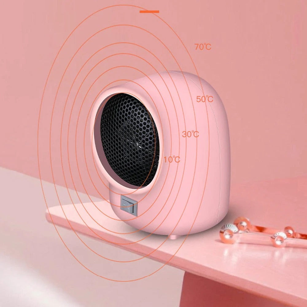 500W Portable Mini Ceramic Space Heater Fan