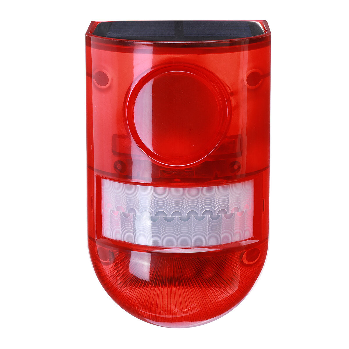 Solar Strobe Light Motion Sensor Solar Alarm Light 129dB Loud Siren Street Lamp