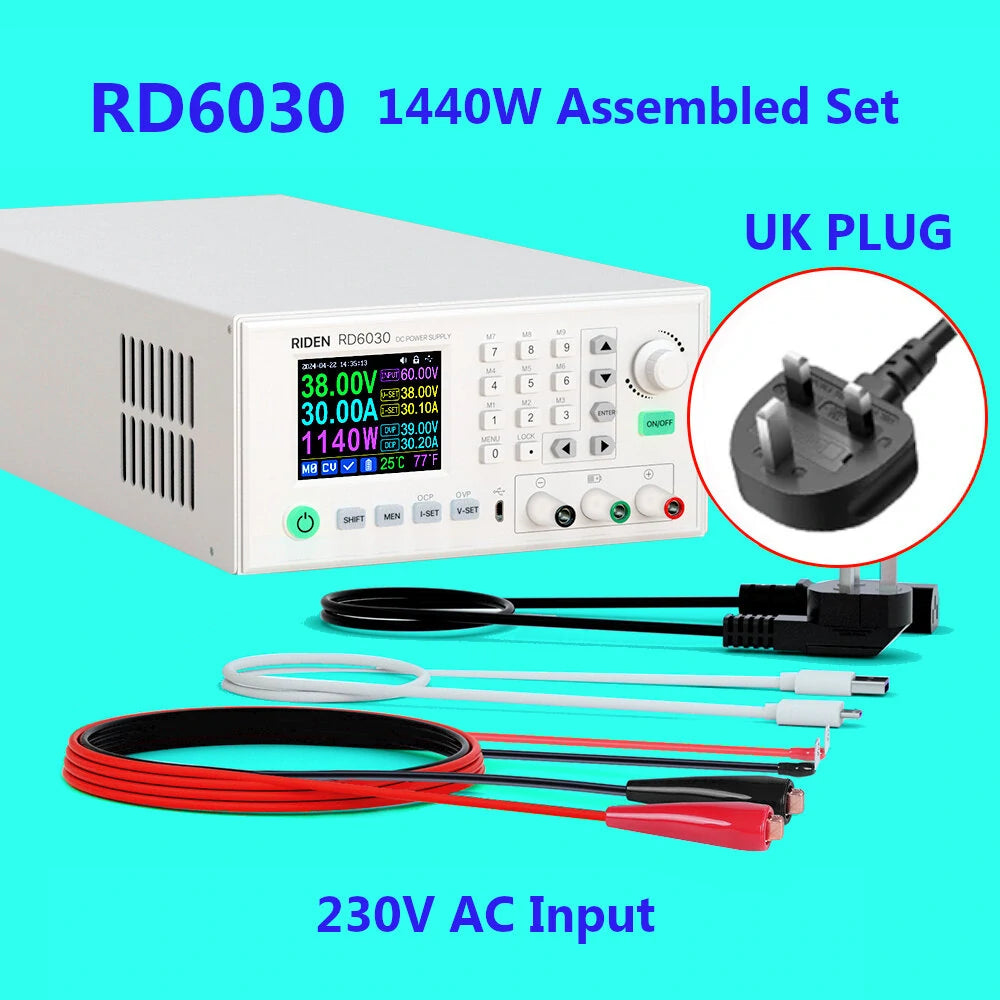 Assembled Set 60V 30A DC Voltage Step-down Stabilized Lab Power Supply Module Buck Adjustable Converter Battery Charging