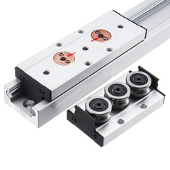 SGR20N-500L With SGB20N-3UU SGB20N-5UU Slide Block Built-in Dual Axis Roller Linear Guide