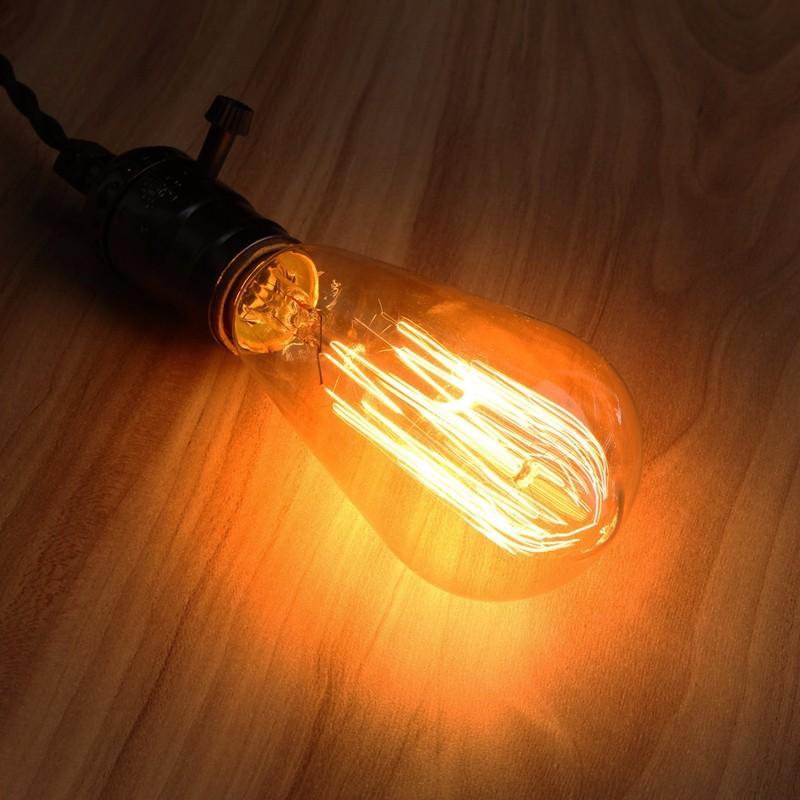 60W Retro Vintage Industrial Style Filament Light Bulb Lamp AC110V/220V