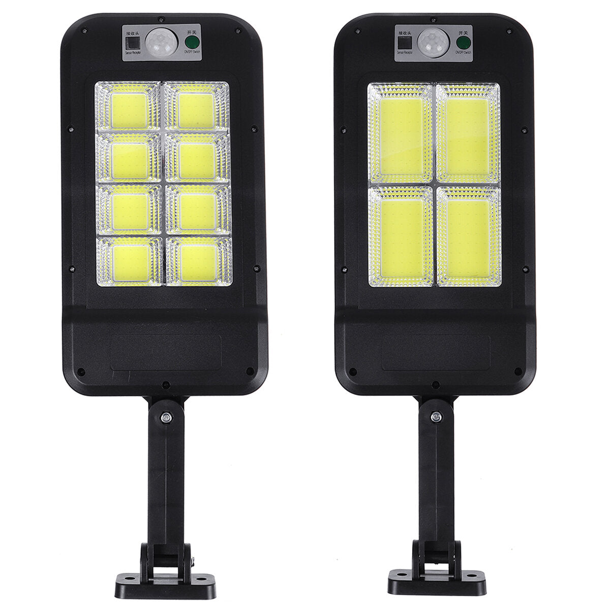 160COB Light Rechargeable Solar Power Street Light Solar Panel Lamp