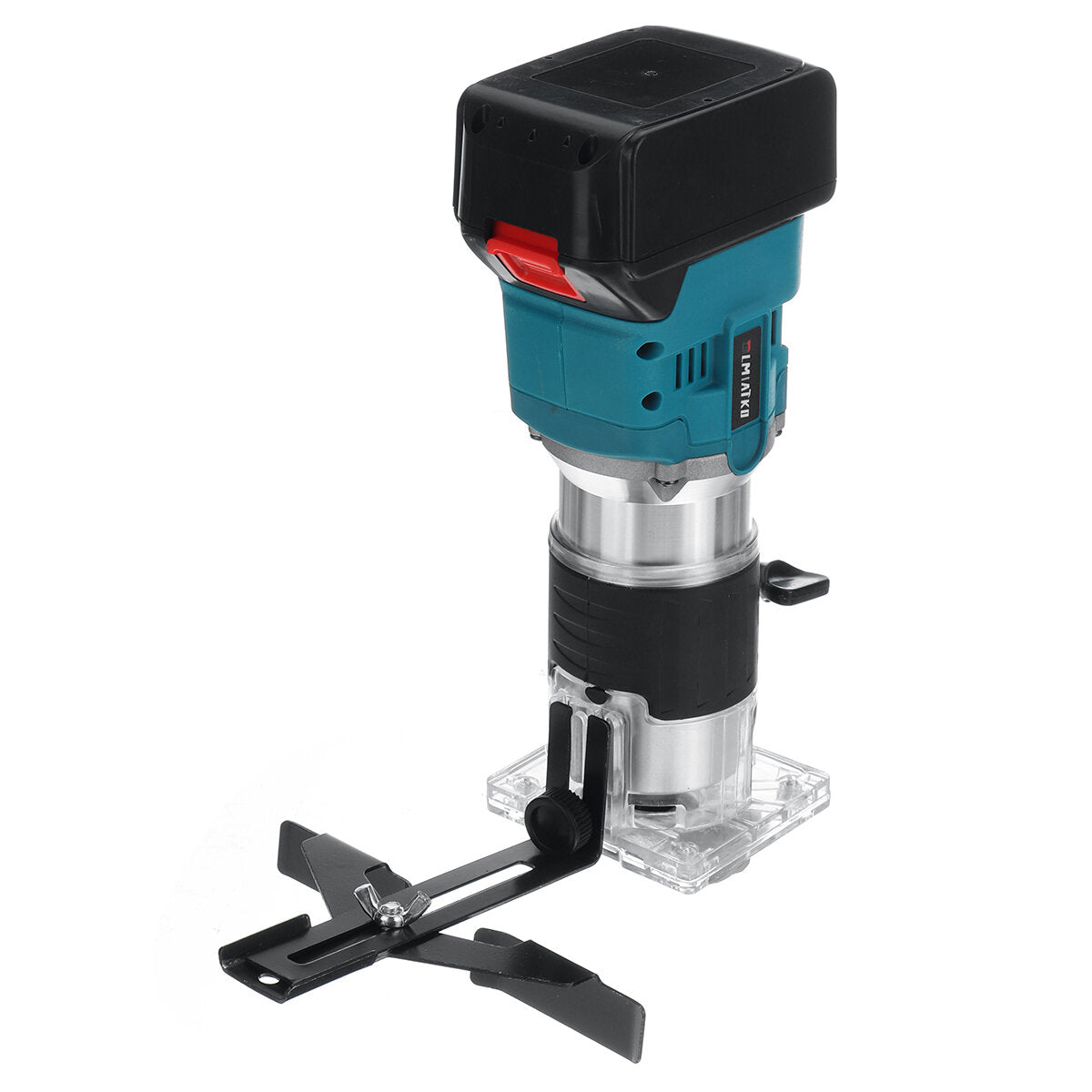 Electric Trimmer Brushless With 1/2 Battery Engraving Slotting Trimming Machine 30,000 r/min Wood Router Fit 18V Battery