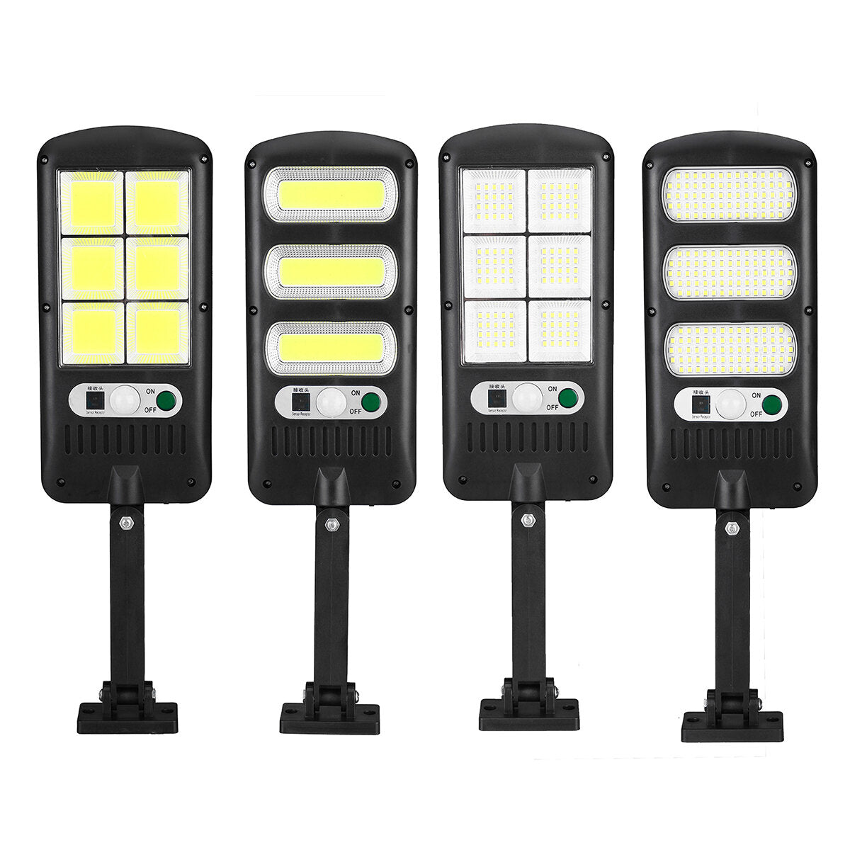 Waterproof LED COB Solar Street Light PIR Motion Sensor Wall Lamp Outdoor Remote