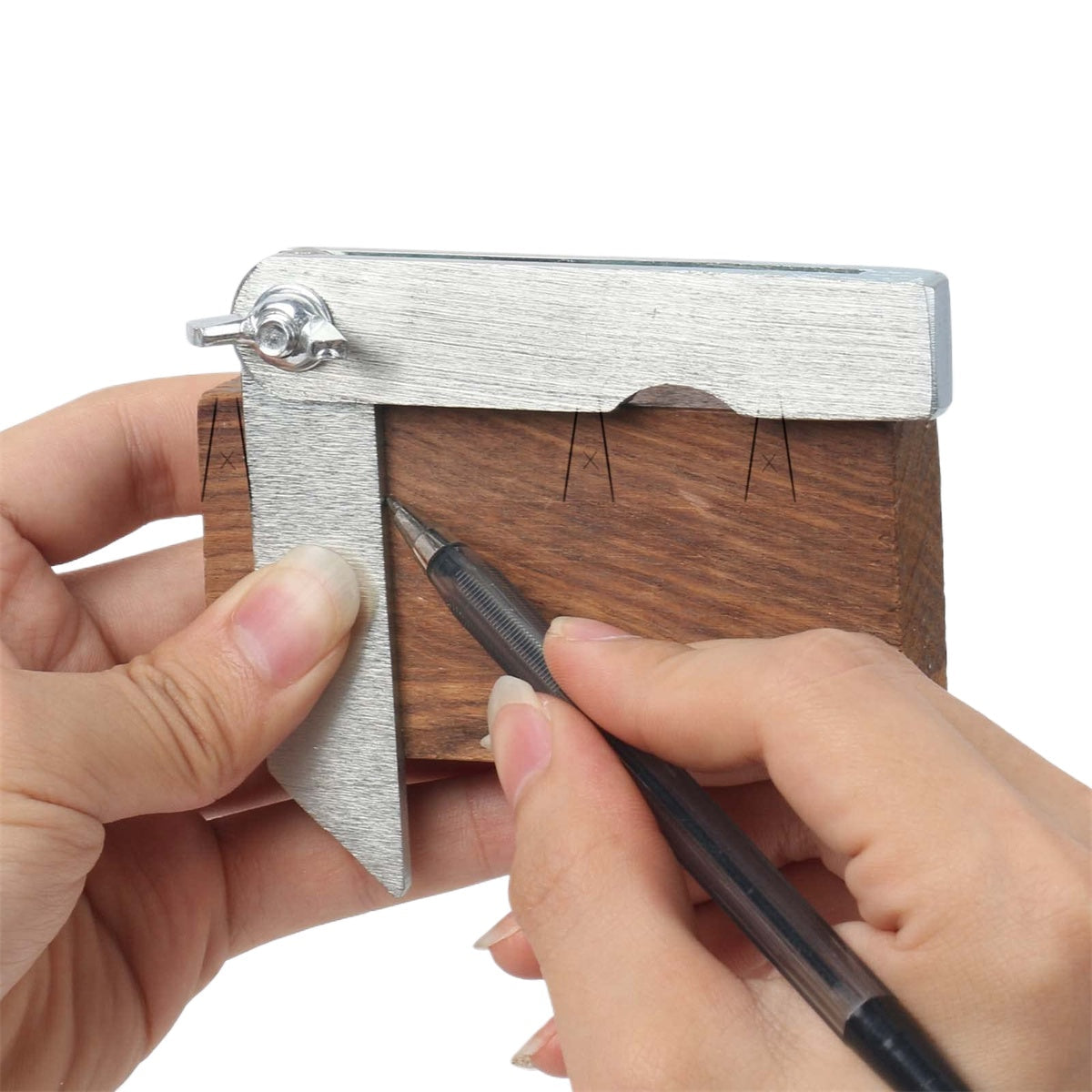 Compact 4-Inch Sliding T-Bevel Gauge Protractor for Boat Building, Tight Spaces, Durable Carbon Steel, Portable Design