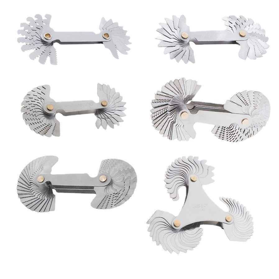 US+Metric+Inch Rib Pattern Thread Gauge Suitable for Industrial measurement