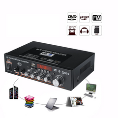 Intelligent Digital Power Amplifier Mini Power Amplifier Household Vehicle Dual Purpose 110-220V Vehicle DC12-24V