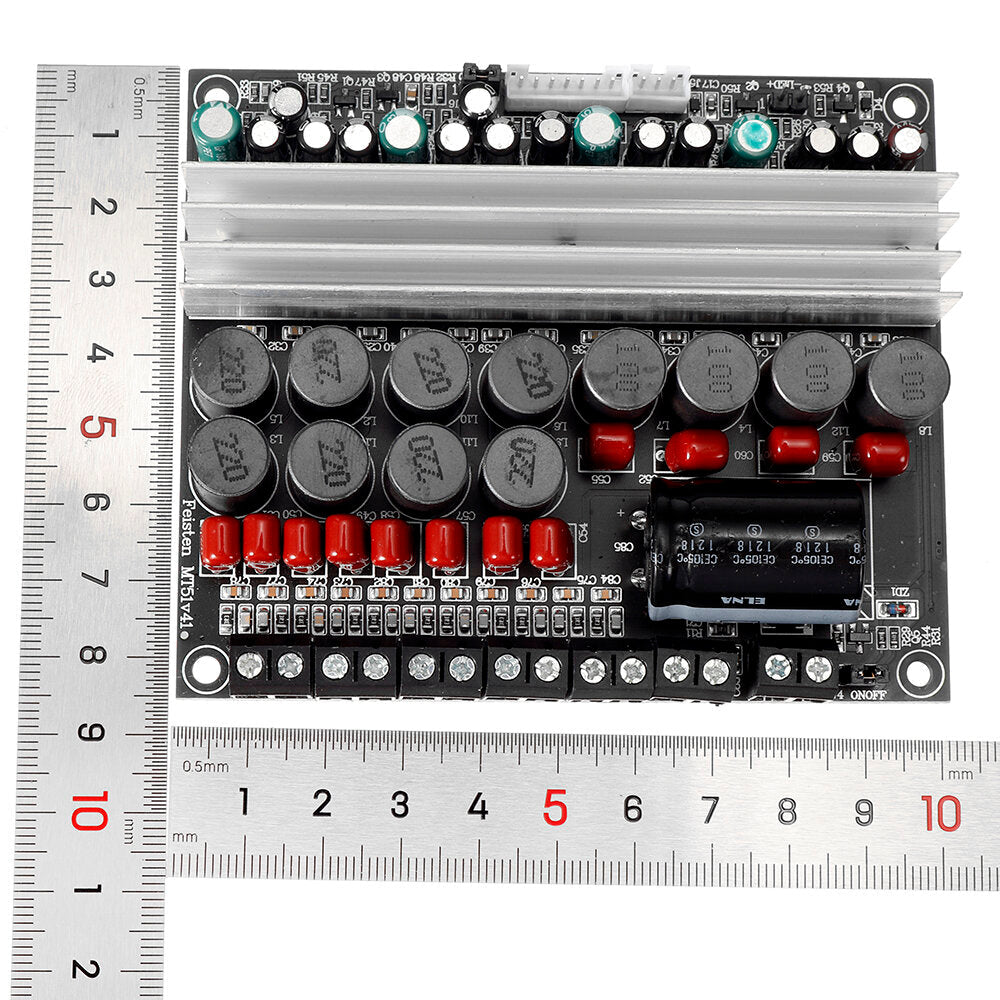 MT5.1 Digital Power Amplifier Board 100W*2 5.1 Channel Single Power DC12-24V AMP For Home Theater Audio Amplifier Board