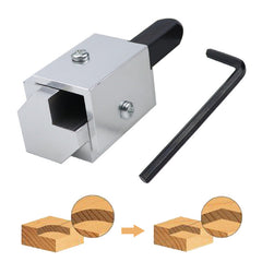Corner Chisel for Woodworking - High Carbon Steel Hinge Tool for Square Recesses, 70x30x26mm