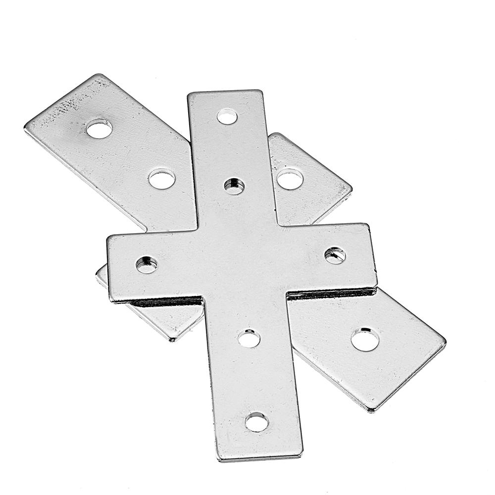 2020/3030/4040 Industrial Aluminum Extrusions Cross Connector Carbon Steel Nickel Plating