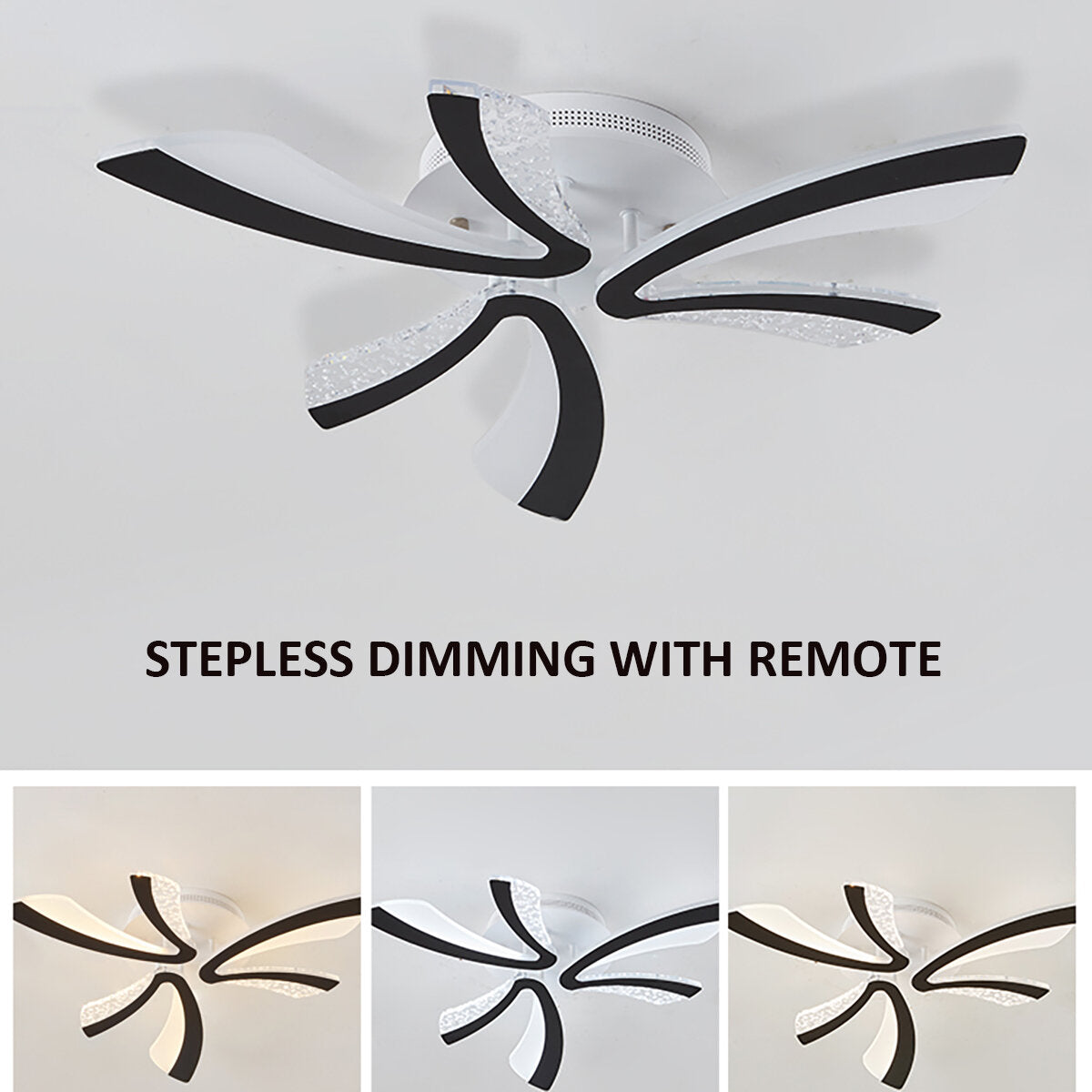 24/40W 85V-265V LED Ceiling Light Pendant Lamp Dimmable Remote Hallway Living Room Fixture Decor