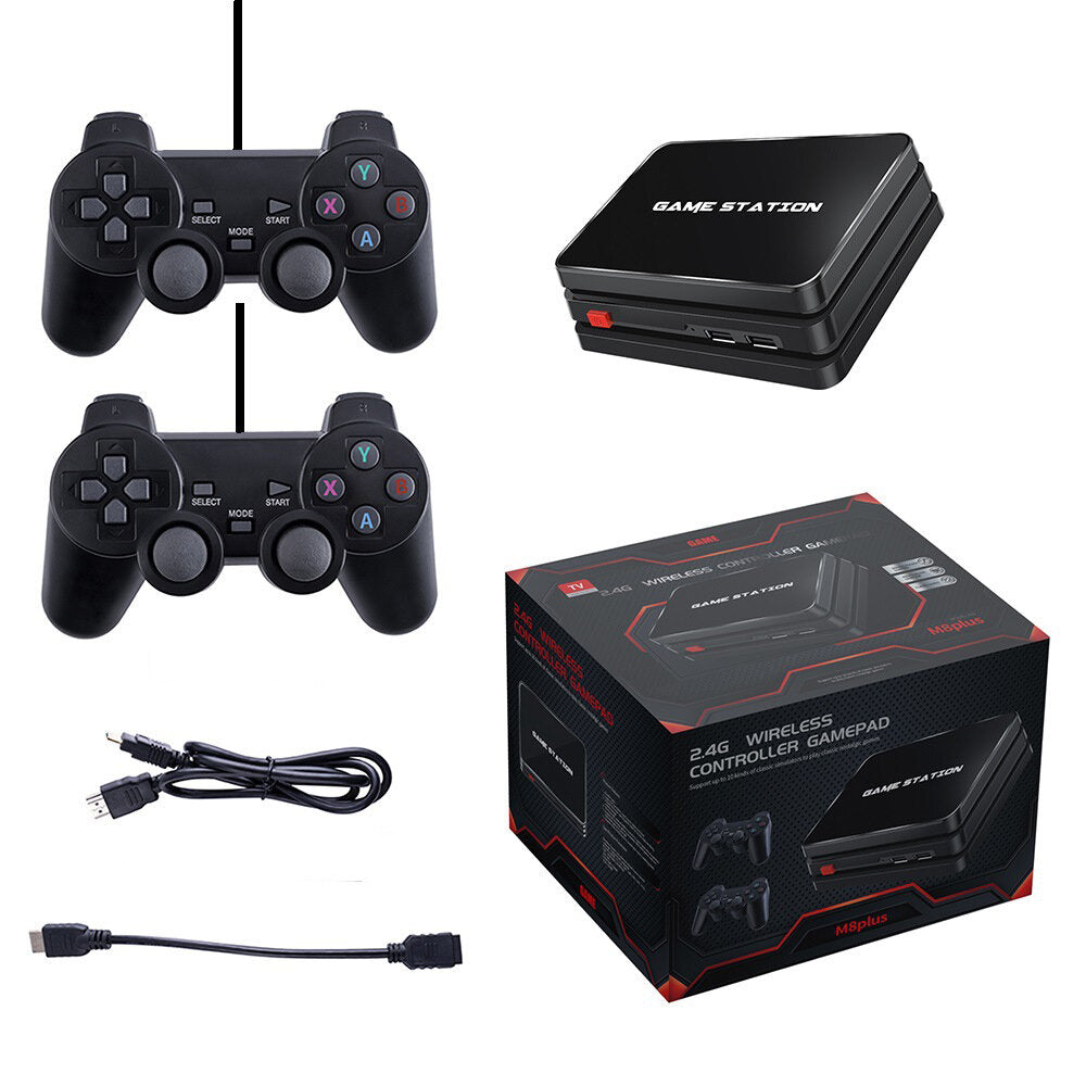 Quad-core Video TV Game Console HD 10000+ Games PS Retro Game with Game Controller for PS1 FC SFC GBA GBC MAME