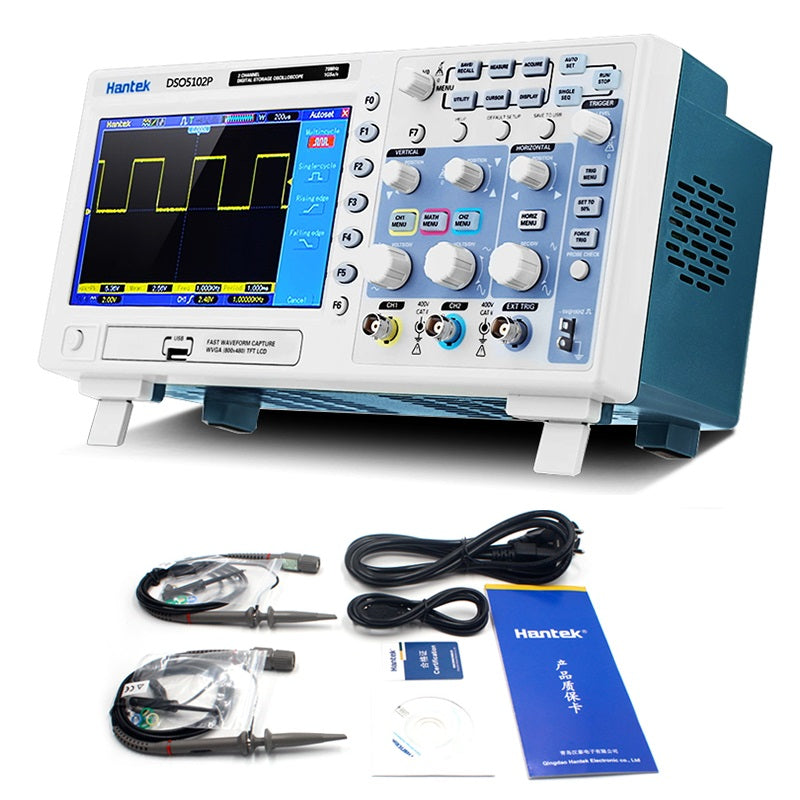 USB Digital Storage Oscilloscope 2Channels 100MHz 1GSa/s
