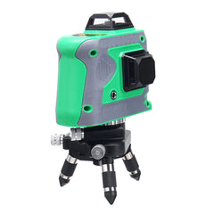 3D 12 Lines Self Leveling Green Laser Beam Level Auto 360 Rotary Cross Measure