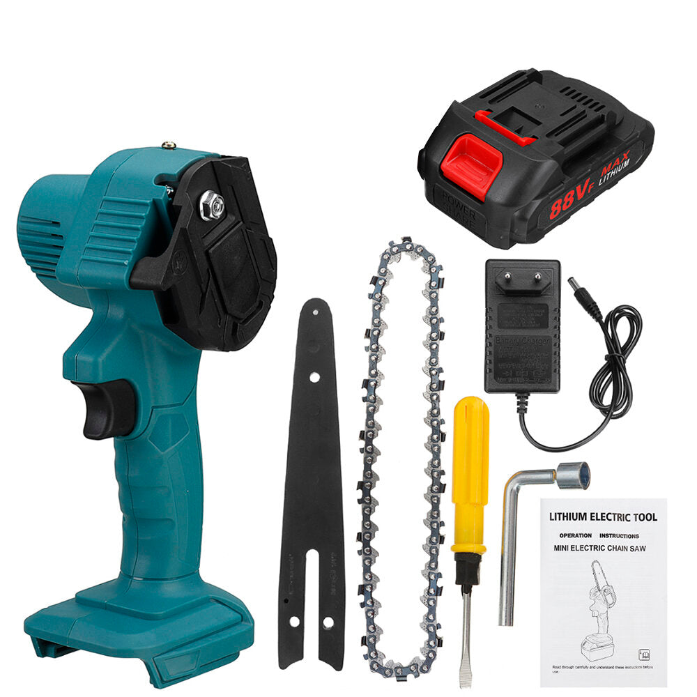 1200W 6 Inch Electric Chain Saw 7500mAh Rechargeable Handheld Logging Saw