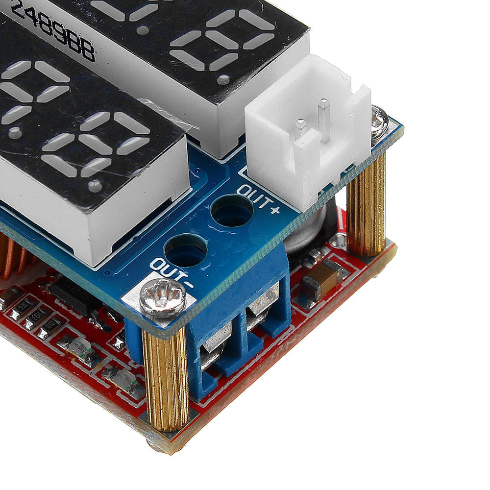 5A CC CV Step Down Digital Adjustable Receiver Charge Module With LED Display Blue/Red
