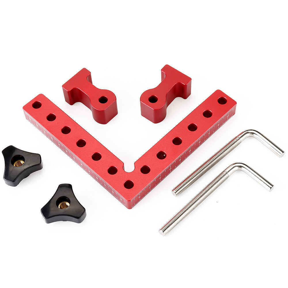 Woodworking Precision Clamping Square - L-Shaped Fixture for Panel Positioning & Right Angle Alignment Tool