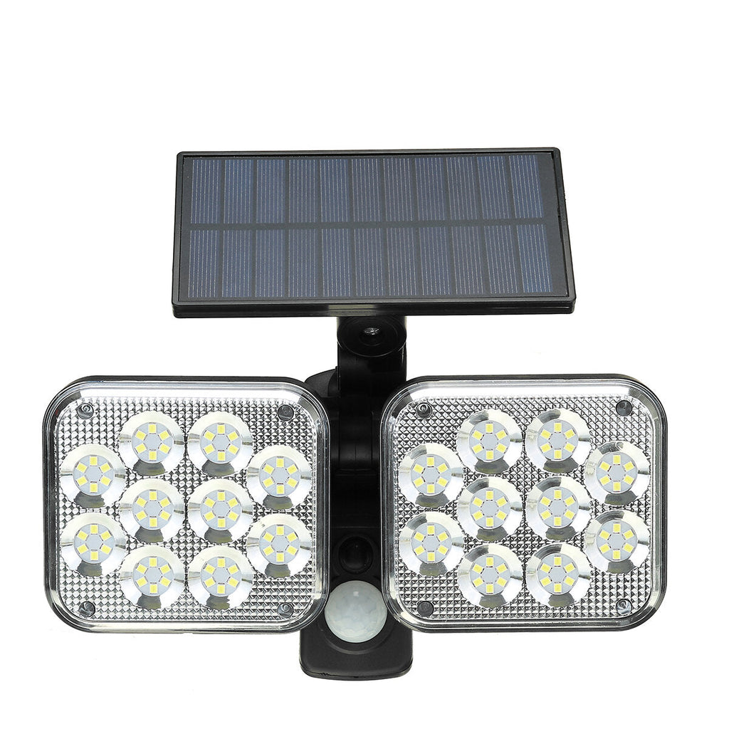 Multifunctional LED Solar Split Wall Light Human Body Sensor Light Outdoor Garden Light
