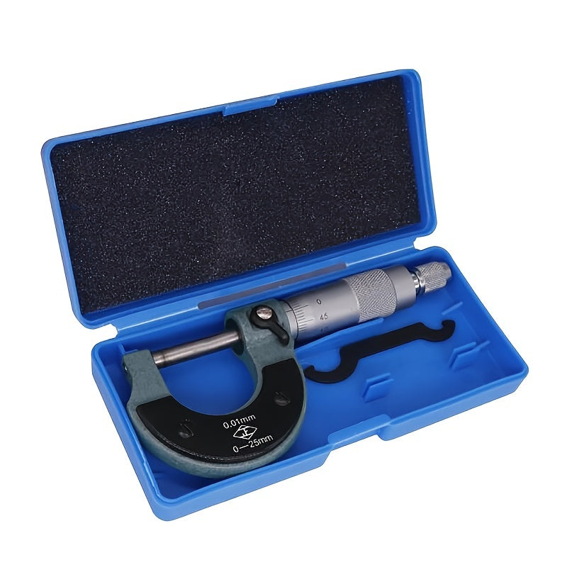 Outside Micrometer Metal Caliper Measuring Tools With Ratchet Stop And Lock Nut