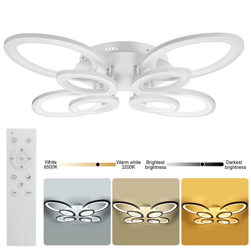 108W 10800LM 1040LED Post-Modern Ceiling Lamp Elegant Living Room Light+Remote
