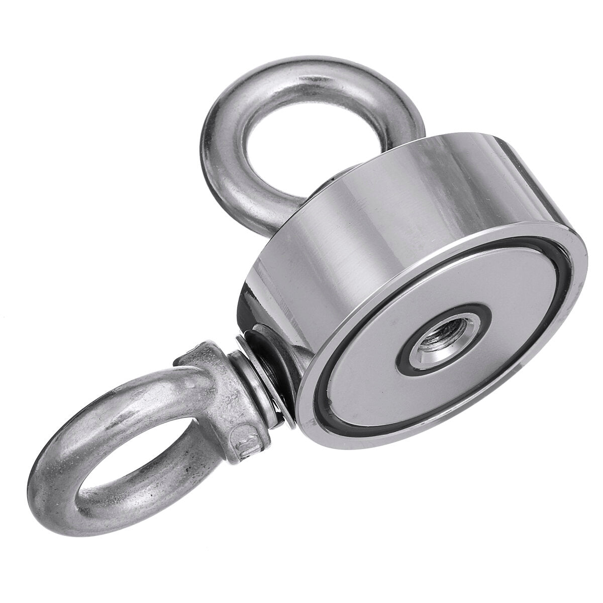48/60/67/75mm Neodymium Recovery Magnet with 10M Rope Fishing Magnet Salvage Tool