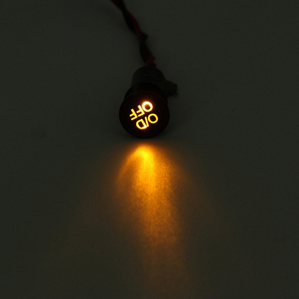 12V 16mm Metal LED Dash Panel Warning Pilot Light Indicator Lamp Boat