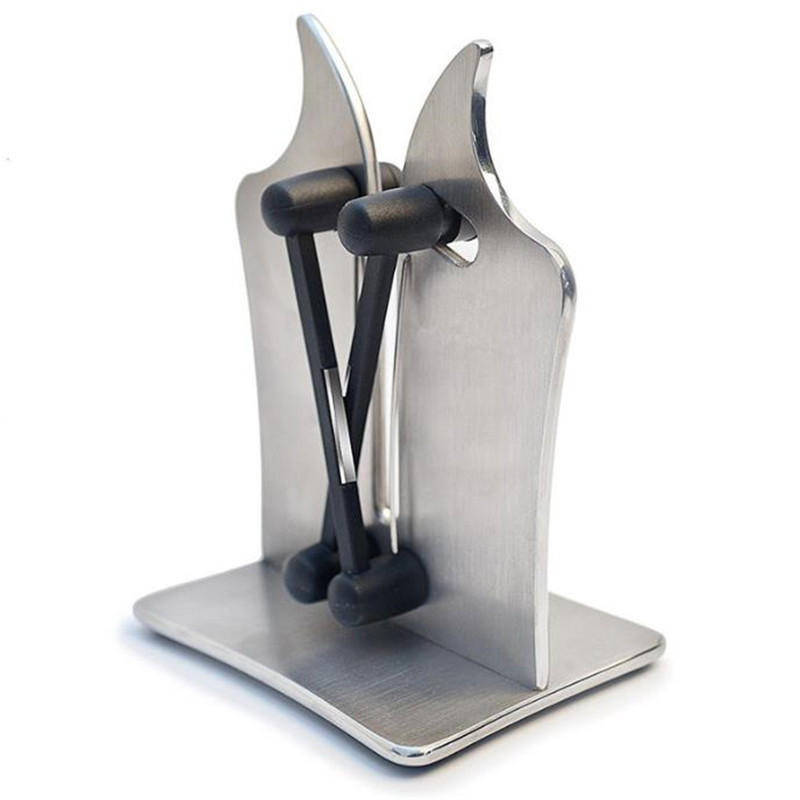 Knife Sharpen Stone Kitchen Knife Sharpener Polishes Serrated Beveled And Standard Blades Household Sharpener Polishes Serrated