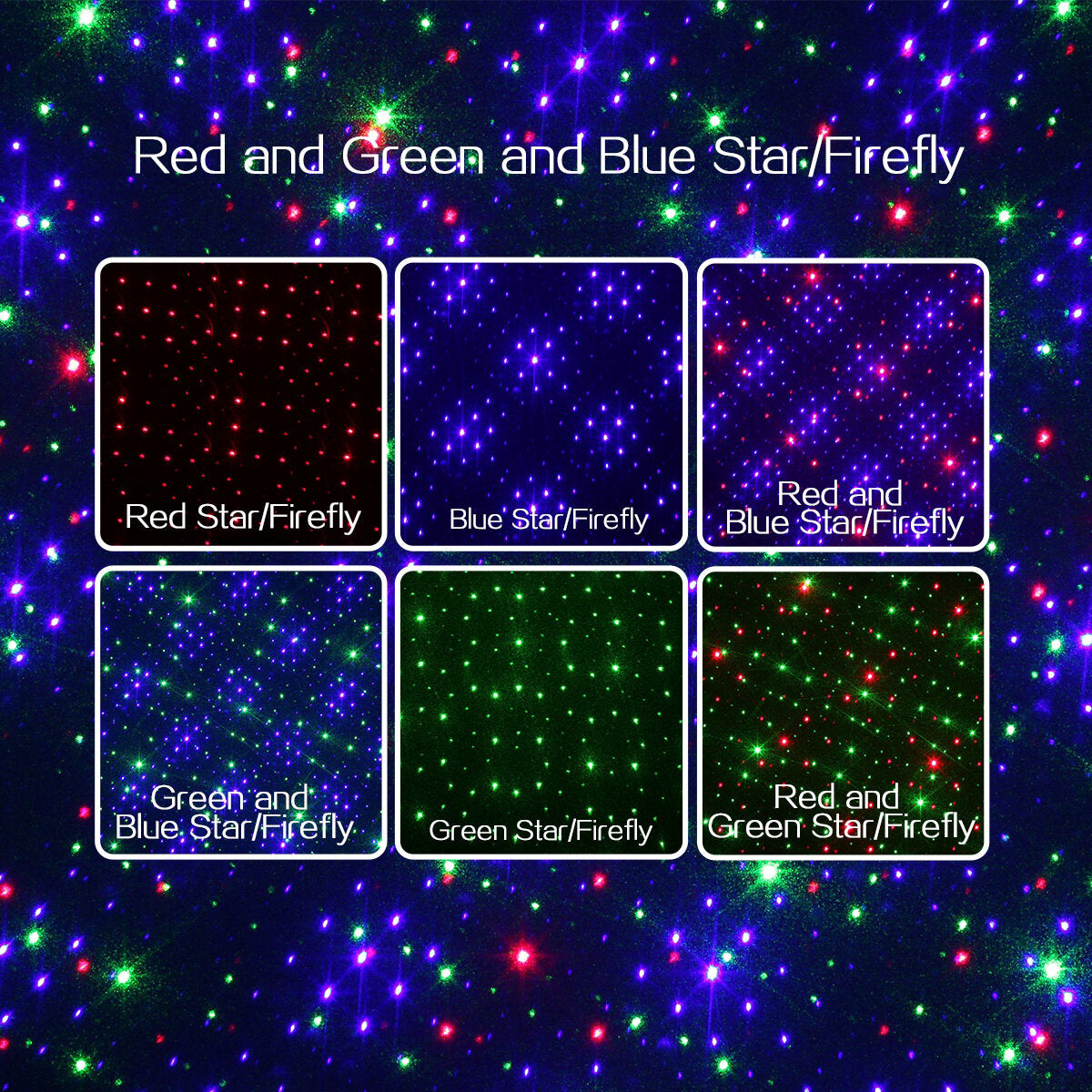 Outdoor Christmas Moving RGB Lights Laser Projector Landscape Stage Lamp Party