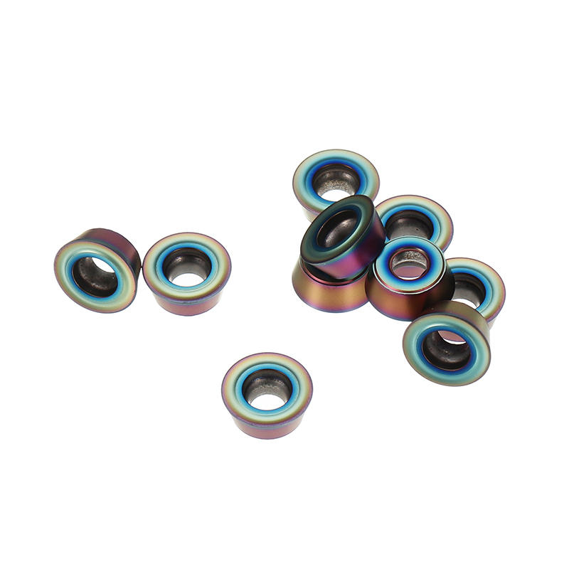 10pcs Blue Nano HRC52 RDMT1204MOTN NB7010 Carbide Inserts Turning Tool Inserts