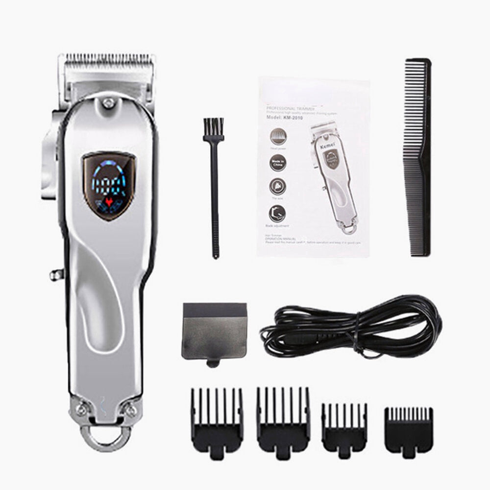 All Metal Retro Oil Head Electric Cordless Trimmer Wireless Portable Hair Clipper