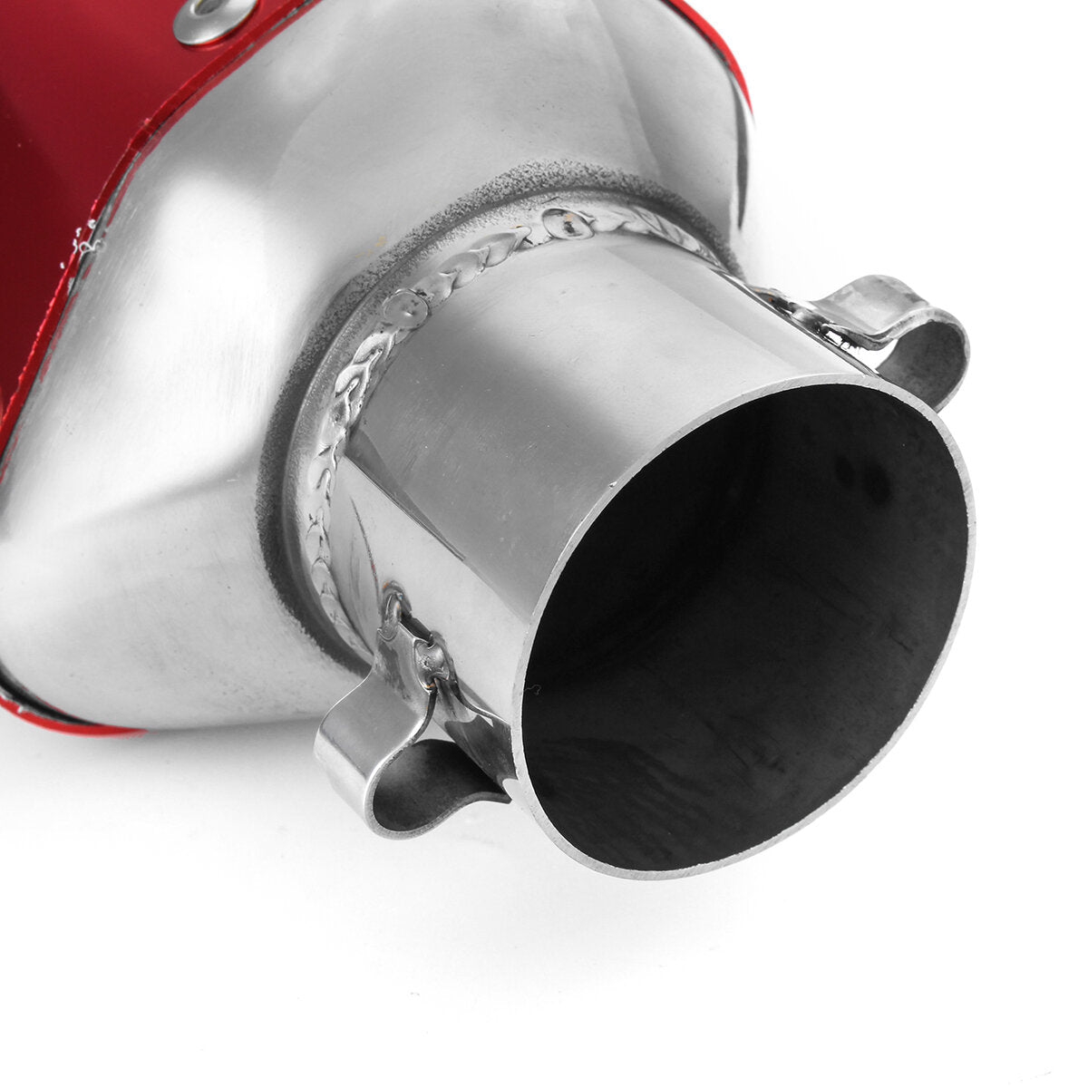 Universal Motorcycle Short Steel  Exhaust Pipe  Muffler Silencer  Removable 38-51mm