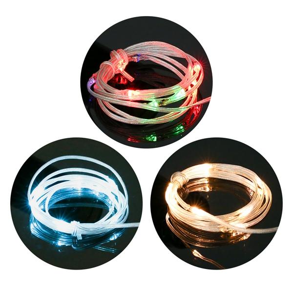 1M 2W 10LEDs 3 Modes RGB Warm White Pure White Wine Bottle String Light For Party