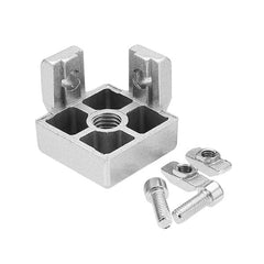 Aluminum Profile Fixed Bracket Foot Connector with Nut and Screw for 4040 Aluminum Profile